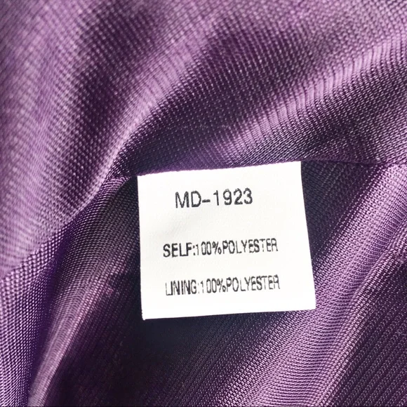 Minuet Purple Tabbed Dress NWT Size S - Picture 7 of 8